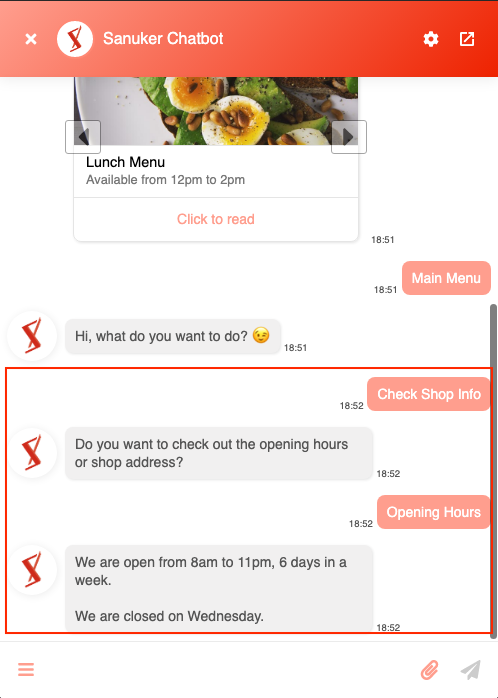 Check opening hours & address